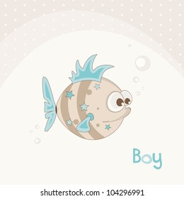 Cute Baby Fish Boy