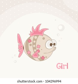 Cute Baby Fish Girl