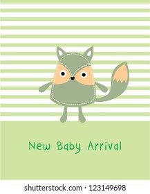 cute baby fox arrival