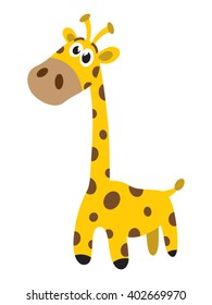 Cute baby giraffe