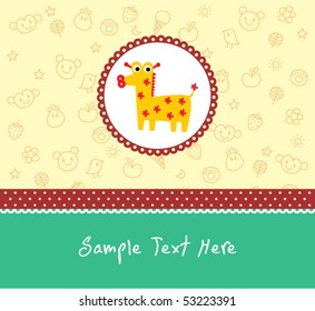 cute baby giraffe