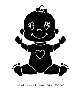 cute baby icon