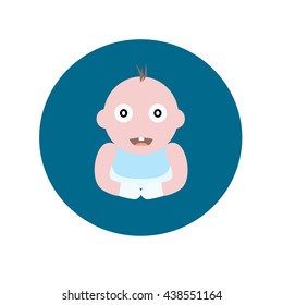 cute baby  icon vector eps.10