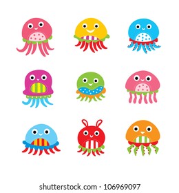 Jellyfish Cartoon Images Stock Photos Vectors Shutterstock