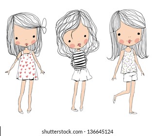 Young Girl Draw Images Stock Photos Vectors Shutterstock