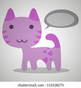 Cute baby kitten