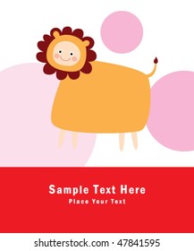 cute baby lion
