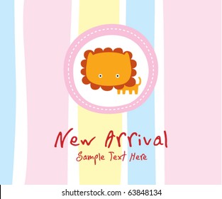 cute baby lion arrival