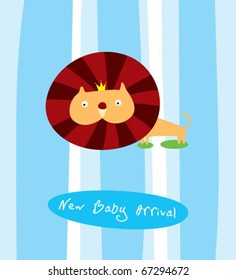 cute baby lion king arrival