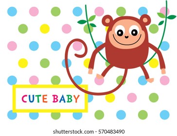cute baby monkey