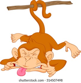 cute baby monkey cartoon 