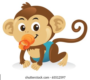 Cartoon Baby Monkeys Hd Stock Images Shutterstock