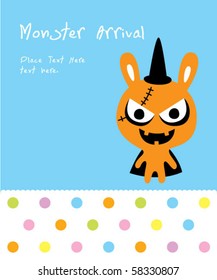 cute baby monster arrival
