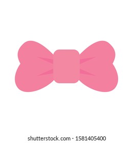 cute baby necktie bow accessory vector illustration design