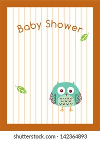 cute baby owl shower