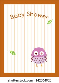 cute baby owl shower