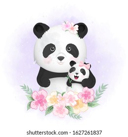 Cute Baby Panda Cartoon High Res Stock Images Shutterstock