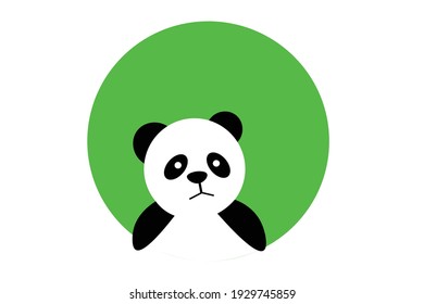 Cute Baby Panda Vector Illustration