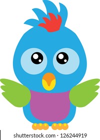 Cute baby parrot