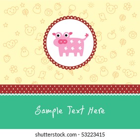 cute baby pig