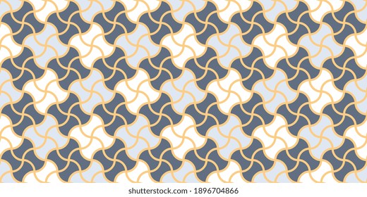 Cute baby plaid pattern conceptual argyle motif traditional Japanese geometric design. White blue minimal background simple geo all over print block for childish fashion textile, towel, shirt fabric.