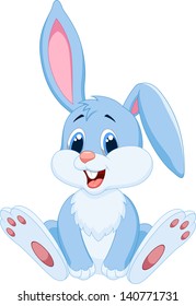 Cute baby rabbit cartoon