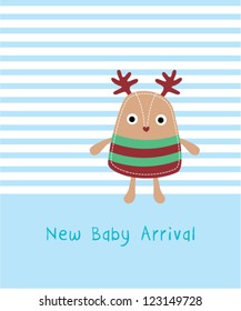 cute baby reindeer arrival