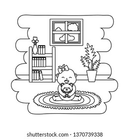 cute baby shower cartoon