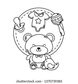 cute baby shower cartoon