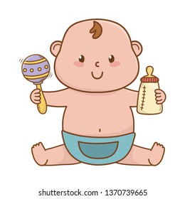 cute baby shower cartoon