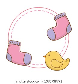 cute baby shower cartoon
