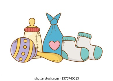 cute baby shower cartoon