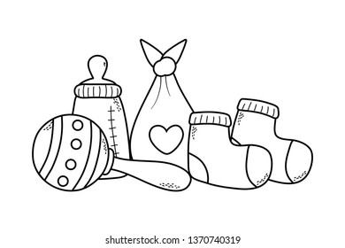 cute baby shower cartoon