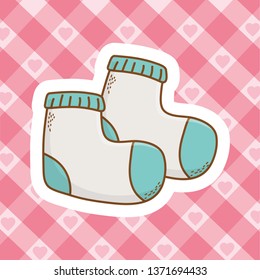 cute baby shower cartoon