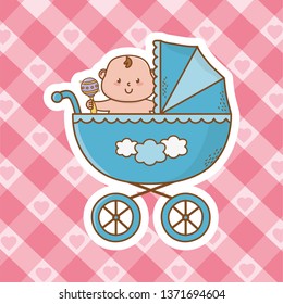 cute baby shower cartoon