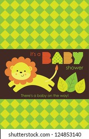 cute baby shower design. vector illustration