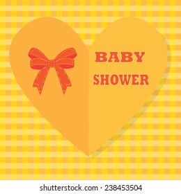 cute baby shower design. vector illustration