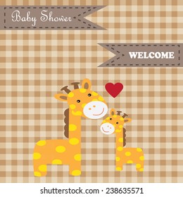 cute baby shower design. vector illustration