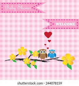 cute baby shower design. vector illustration