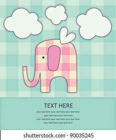 cute baby shower design. vector illustration