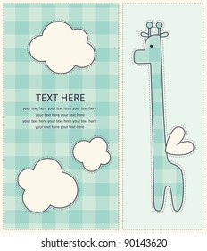 cute baby shower design. vector illustration