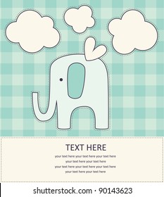 cute baby shower design. vector illustration