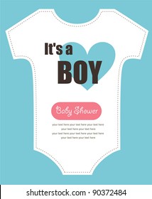 cute baby shower design. vector illustration