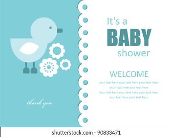 cute baby shower design. vector illustration