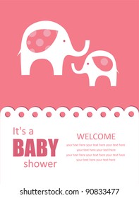 cute baby shower design. vector illustration