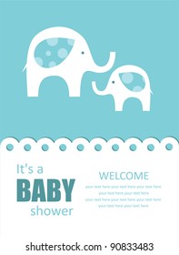 cute baby shower design. vector illustration