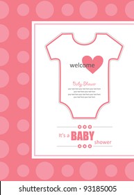 cute baby shower design. vector illustration