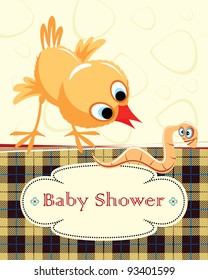 cute baby shower design. vector illustration