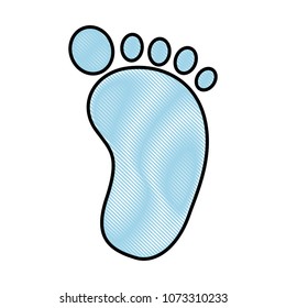 cute baby shower footprint image