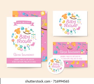 Cute Baby Shower Invitation - Toy